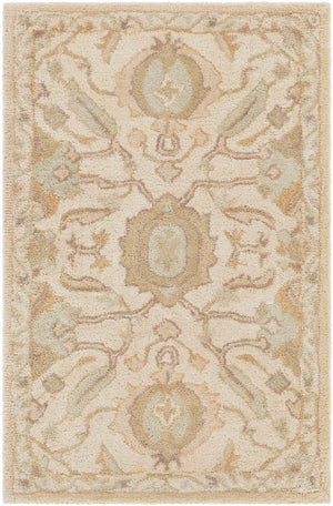 Caesar CAE-1166 Traditional Wool Rug CAE1166-912 Beige, Tan, Taupe 100% Wool 9' x 12'