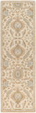 Caesar CAE-1166 Traditional Wool Rug CAE1166-312 Beige, Tan, Taupe 100% Wool 3' x 12'