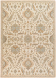 Caesar CAE-1166 Traditional Wool Rug CAE1166-811 Beige, Tan, Taupe 100% Wool 8' x 11'