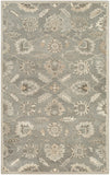 Caesar CAE-1199 Traditional Wool Rug CAE1199-912 Charcoal, Taupe, Dark Brown, Black, Khaki, Beige, Camel 100% Wool 9' x 12'