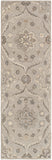 Caesar CAE-1201 Traditional Wool Rug CAE1201-312 Taupe, Charcoal, Beige, Dark Brown, Khaki, Black, Camel 100% Wool 3' x 12'