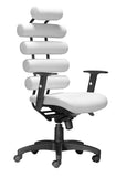 English Elm EE2945 100% Polyurethane, Plywood, Nylon Modern Commercial Grade Office Chair White, Black 100% Polyurethane, Plywood, Nylon