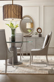 Hooker Furniture Elixir Modern-Contemporary Oval Accent Mirror in Poplar Solids 5990-90007-MTL