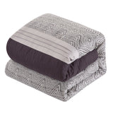 Imani Plum King 6pc Comforter Set