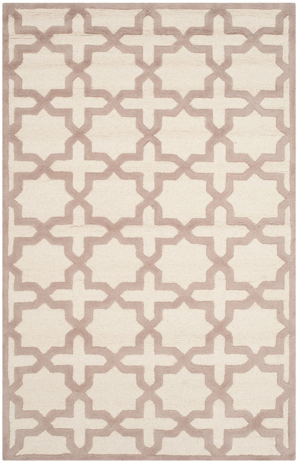 Cambridge Hand-Tufted Wool Area Rug for Elegant Home Décor, Plush Textures & Timeless Motifs