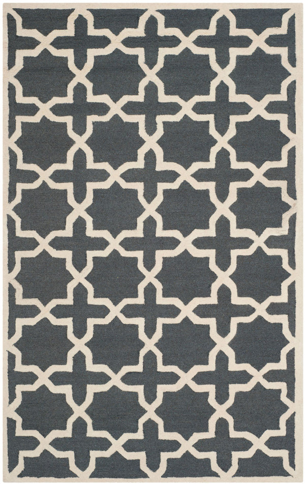 Cambridge Hand-Tufted Wool Area Rug for Elegant Home Décor, Plush Textures & Timeless Motifs