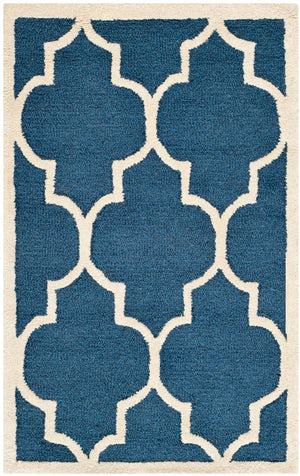 Cambridge Hand-Tufted Wool Area Rug - Timeless Motifs for Elegant Living Spaces & Home Decor