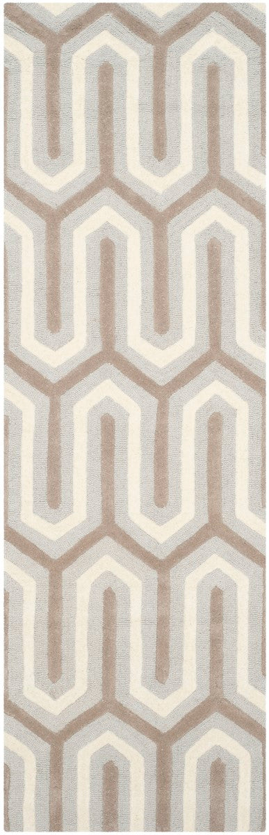 Safavieh Cambridge CAM351 Hand Tufted Loop And Cut Rug