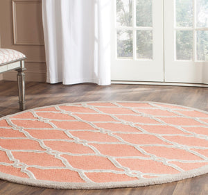 Safavieh Cambridge CAM352 Hand Tufted Loop And Cut Rug