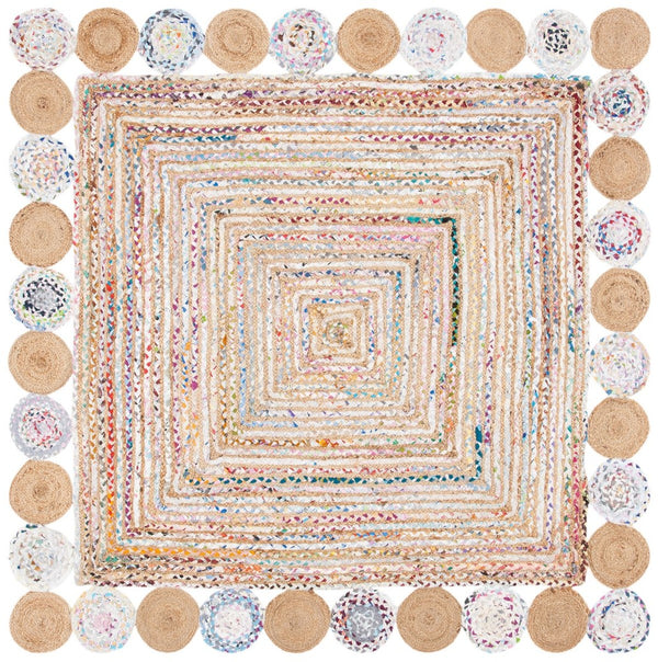 Safavieh Cape Cod 201 Hand Woven Jute & Cotton Rug CAP201B-8R