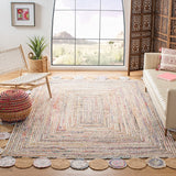 Safavieh Cape Cod 201 Hand Woven Jute & Cotton Rug CAP201B-8R