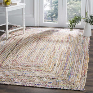 Safavieh Cape Cod 202 Hand Woven 50% Jute/50% Cotton Rug CAP202B-9SQ