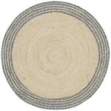 Safavieh Cape Cod 204 Hand Woven 90% Jute/10% Cotton Rug CAP204D-5R