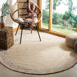 Safavieh Cape Cod 207 Hand Woven 90% Jute/10% Cotton Rug CAP207B-9R