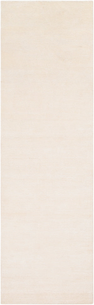 Capri CAP-2304 Modern Viscose, NZ Wool Rug CAP2304-268 Cream 60% Viscose, 40% NZ Wool 2'6" x 8'