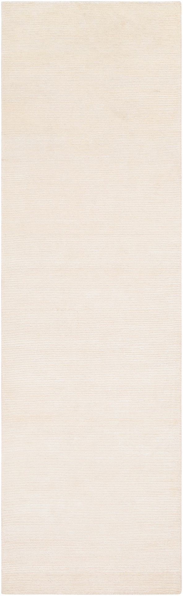 Capri CAP-2304 Modern Viscose, NZ Wool Rug CAP2304-268 Cream 60% Viscose, 40% NZ Wool 2'6" x 8'