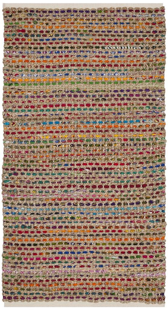 Safavieh Cape Cod 301 Hand Woven 50% Jute/40% Chindi/10% Cotton Rug CAP301A-4