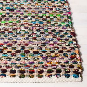 Safavieh Cape Cod 302 Hand Woven 50% Chindi/40% Jute/10% Cotton Rug CAP302A-4