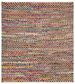 Safavieh Cape Cod 302 Hand Woven 50% Chindi/40% Jute/10% Cotton Rug CAP302A-4