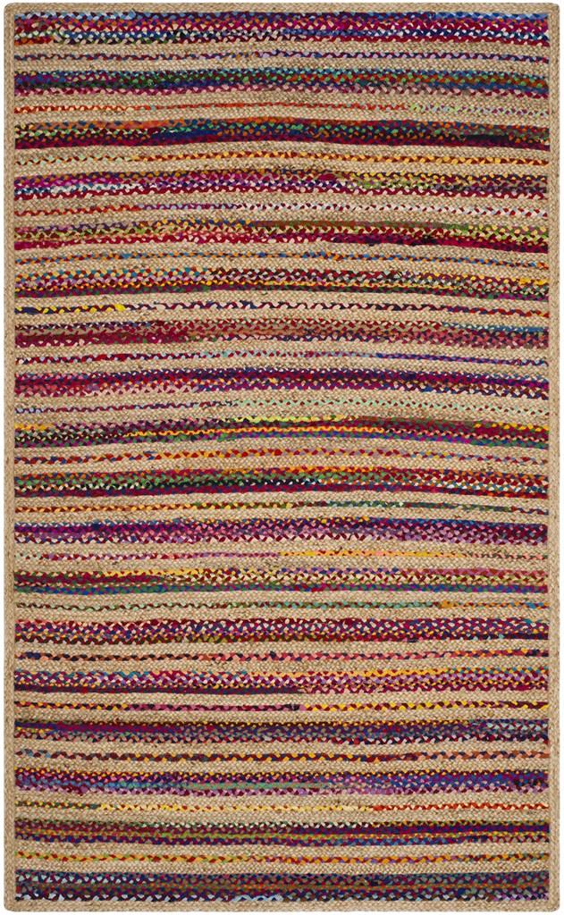 Safavieh Cape Cod 303 Hand Woven 50% Jute/50% Chindi Rug CAP303A-3