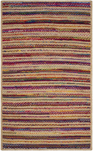 Safavieh Cape Cod 303 Hand Woven 50% Jute/50% Chindi Rug CAP303A-3