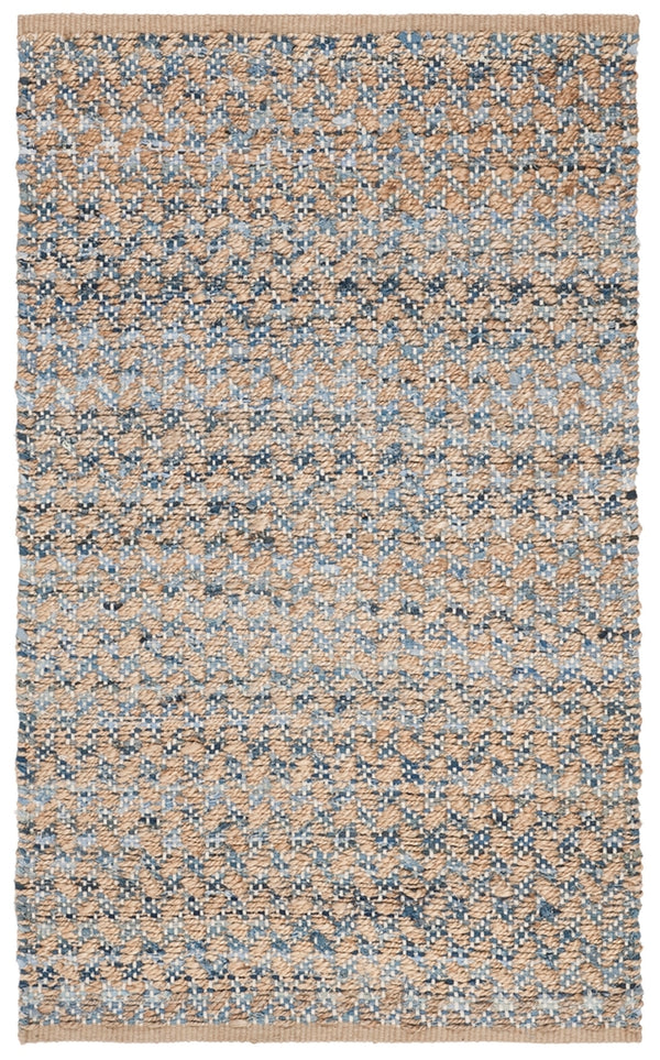 Safavieh Cape Cod 305 HAND WOVEN 60 % Jute 30 % Recycled Fabric( Chindi) 10 % Cotton Rug CAP305M-4