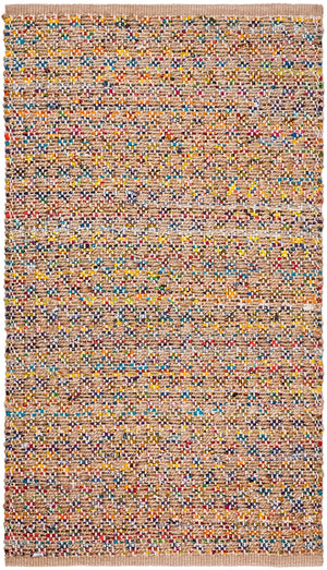 Safavieh Cape Cod 305 HAND WOVEN 60 % Jute 30 % Recycled Fabric( Chindi) 10 % Cotton Rug CAP305Q-4