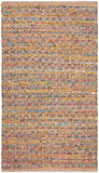 Safavieh Cape Cod 305 HAND WOVEN 60 % Jute 30 % Recycled Fabric( Chindi) 10 % Cotton Rug CAP305Q-4