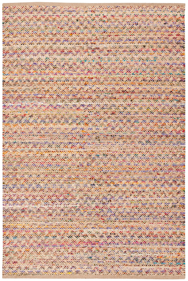 Safavieh Cape Cod 305 HAND WOVEN 60 % Jute 30 % Recycled Fabric( Chindi) 10 % Cotton Rug CAP305Q-4