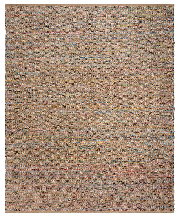 Safavieh Cape Cod 305 HAND WOVEN 60 % Jute 30 % Recycled Fabric( Chindi) 10 % Cotton Rug CAP305Q-4