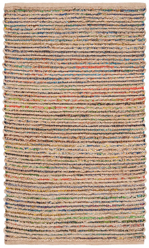 Safavieh Cape Cod 307 Hand Woven 70 % Jute 30 % Recycled Fabrics( Chindi) Rug CAP307B-3