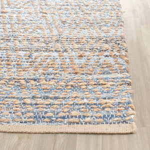 Safavieh Cape Cod 351 Hand Woven 60 % Cotton Denim/40 % Jute Rug CAP351A-4