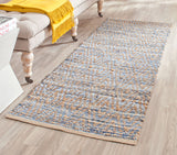 Safavieh Cape Cod 351 Hand Woven 60% Cotton Denim/40% Jute Rug CAP351A-4SQ