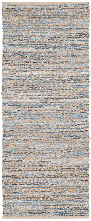 Safavieh Cape Cod 351 Hand Woven 60% Cotton Denim/40% Jute Rug CAP351A-4SQ