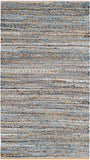 Safavieh Cape Cod 351 Hand Woven 60 % Cotton Denim/40 % Jute Rug CAP351A-4