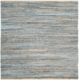 Safavieh Cape Cod 351 Hand Woven 60% Cotton Denim/40% Jute Rug CAP351A-4SQ