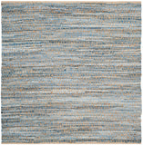 Safavieh Cape Cod 351 Hand Woven 60 % Cotton Denim/40 % Jute Rug CAP351A-4