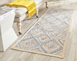 Safavieh Cape Cod 354 Hand Woven 60% Jute/40% Denim Rug CAP354A-4SQ