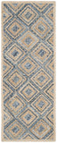 Safavieh Cape Cod 354 Hand Woven 60% Jute/40% Denim Rug CAP354A-4SQ