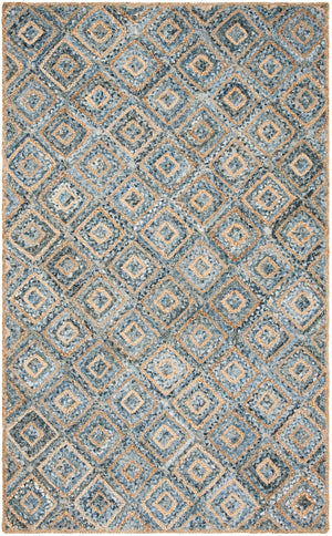 Safavieh Cape Cod 354 Hand Woven 60% Jute/40% Denim Rug CAP354A-4SQ