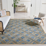 Safavieh Cape Cod 354 Hand Woven 60% Jute/40% Denim Rug CAP354A-4SQ