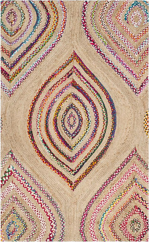 Safavieh Cape Cod 605 Hand Woven 60% Jute/40% Chindi Rug CAP605A-3