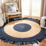 Safavieh Cape Cod 701 Hand Woven 70% Cotton/30% Jute Rug CAP701N-8R