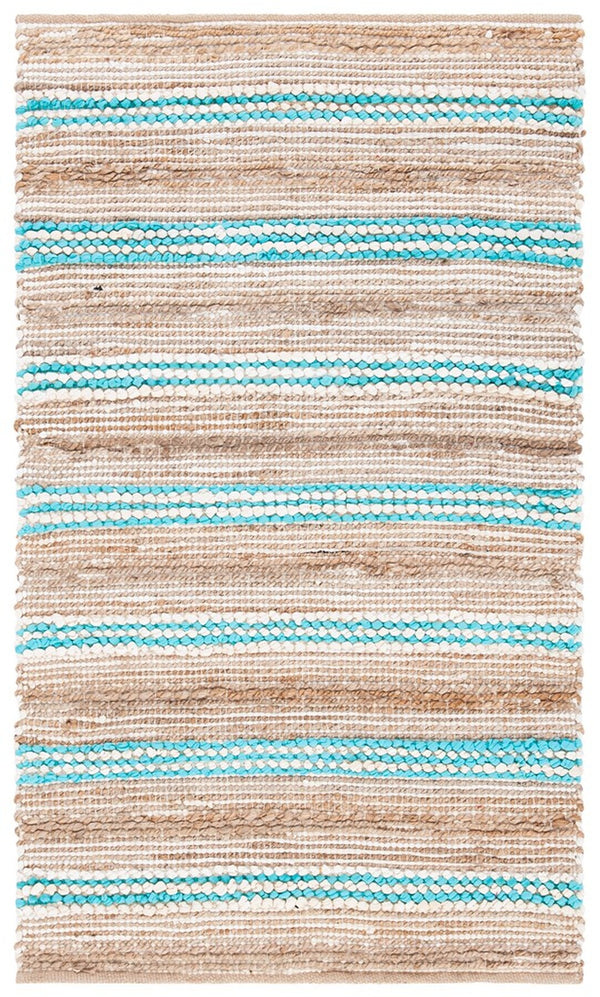 Cape Cod Hand Woven 70% Cotton 30% Jute Rug - Perfect for Coastal Living & Casual Beach House Style