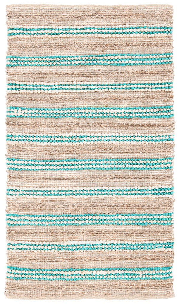 Cape Cod Hand Woven 70% Cotton 30% Jute Rug - Perfect for Coastal Living & Casual Beach House Style