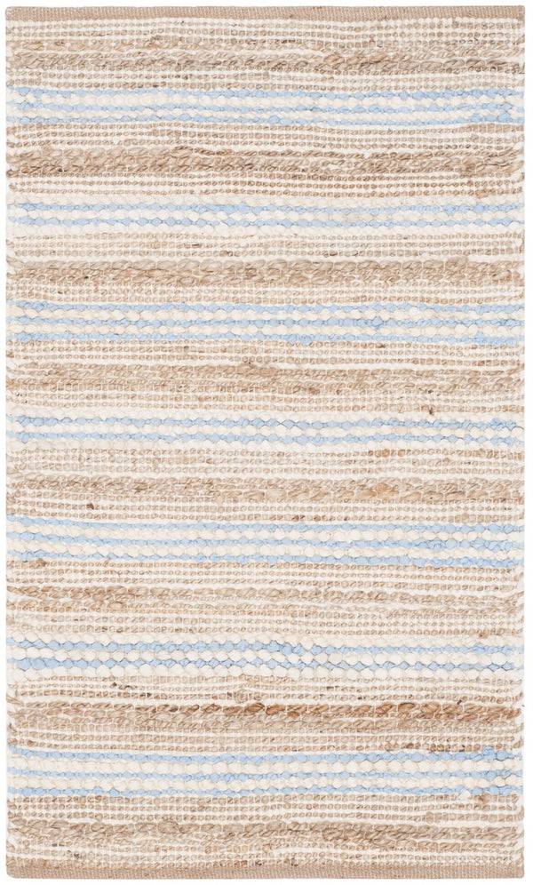 Cape Cod Hand Woven 70% Cotton 30% Jute Rug - Perfect for Coastal Living & Casual Beach House Style