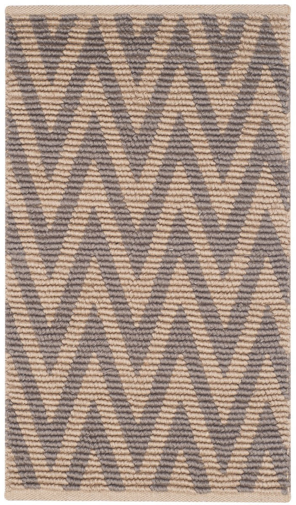Cape Cod 863  Hand Woven 70% Cotton 30% Jute Rug Natural / Grey