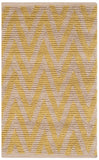 Cape Cod 863  Hand Woven 70% Cotton 30% Jute Rug Natural / Yellow