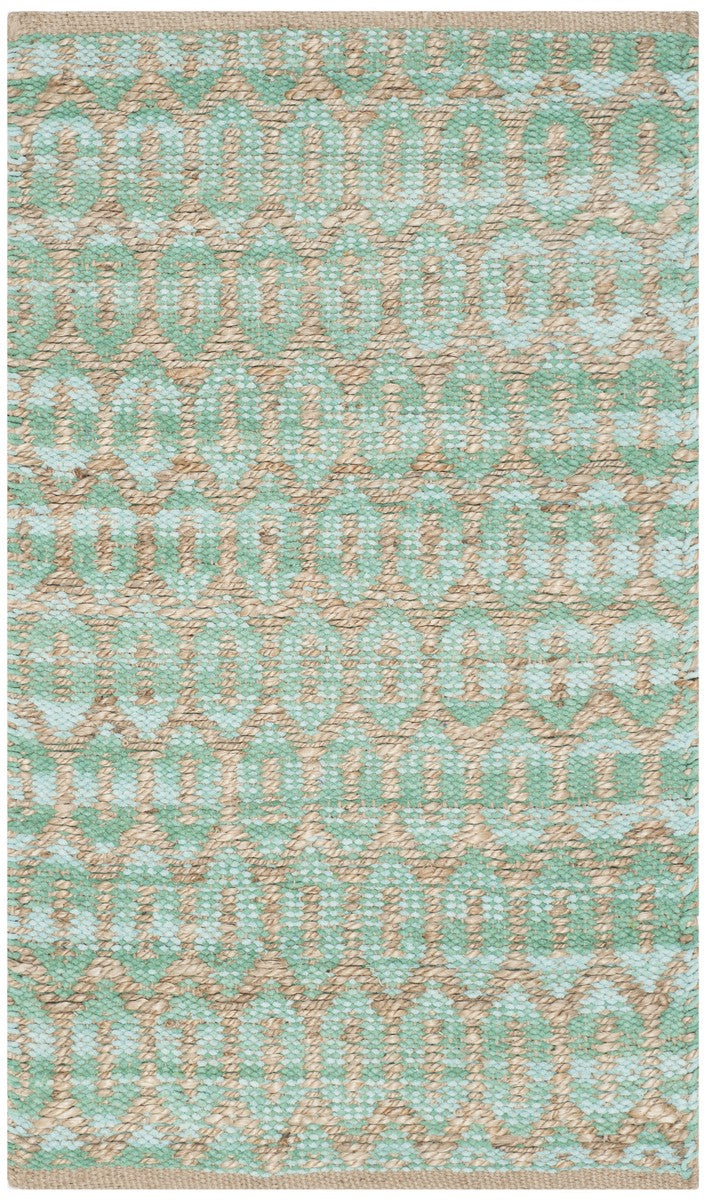 Cape Cod 864  Hand Woven 70% Cotton 30% Jute Rug Natural / Grey