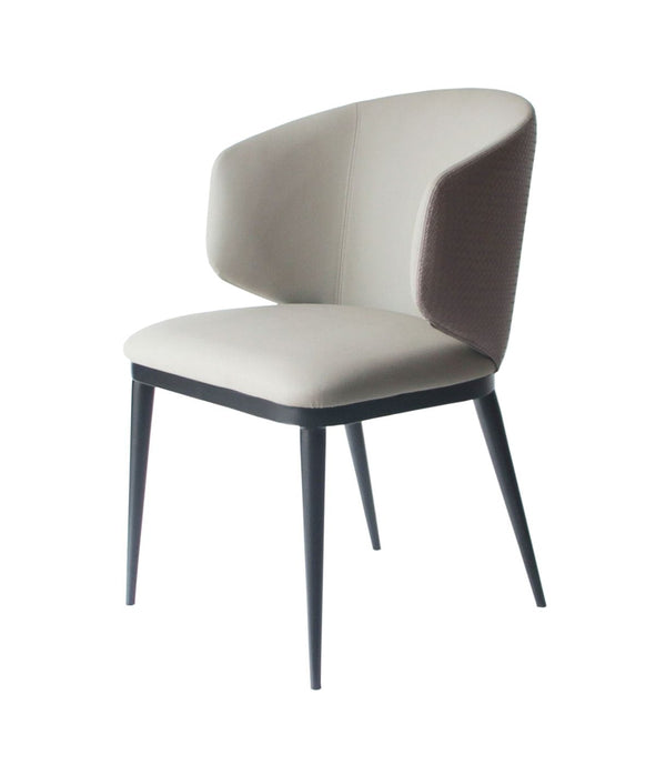 VIG Furniture Modrest Caplan - Modern Beige Leatherette Dining Armchair VGYFDC1102-BEI-DC